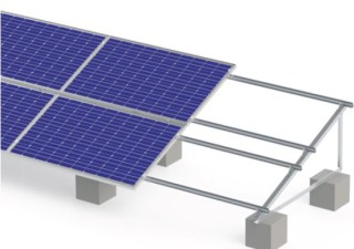 Adjustable angle solar mounting system